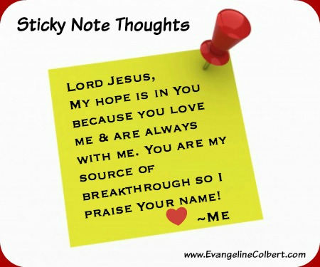 Jesus is Always with Me {Sticky Notes} Jesus is Always with Me {Sticky Notes}